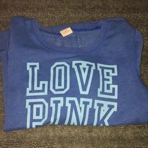 Blue sweater from PINK